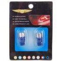 T10 1W 12V carro luz azul viragem sinal lâmpada (2-Pack)