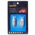 T10 1.25W 12V branco 25-LED carro passando sinal lâmpada - branco (2-Pack)