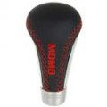 Elegante alumínio + couro carro Shift Gear Knob