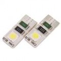 F102C 1.6W 2 x 5050 SMD LED carro branco 36-lúmen lâmpada (par/DC 12V)