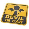 Luz reflexiva Devil em adesivos de carro (4-Pack)