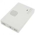 Carro de 100W 12V DC para 220V AC Power inversor com USB Power Port - branco