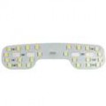 Foco-1.8 5W 500-lúmen 24 x 5050 SMD carro LED branco lâmpada (DC 12V)