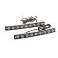 Carro Grill 9-LED luz branca (par/DC 12V)