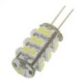 G4 1.25W 110-Lumen 6500K 25-SMD carro LED branco lâmpada (DC 12V)