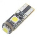 BMW T10 0.8 com 3-SMD LED 6500K 42-Lumen branco lâmpada para carro (par/DC 12V)