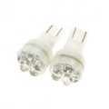 5-LED luzes de sinalização do veículo 2-Pack (12V T15 branco)