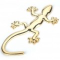 Gecko estilo Metal adesivo - dourado