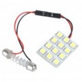 9 Mm 12-LED branco placa Dome Light (DC 12V) de economia de energia