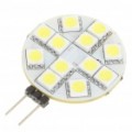 G4 2.5W 50-Lumen 6500K 12 x 5050 SMD LED branco lâmpada (12V)