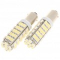 BA9S 5W 6500K 270-lúmen 68 x 0805 SMD LED branco luz Blubs (par / 12V)