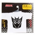 Bonito Mini decorativa transformador t-shirt c / sucção Cup - Decepticon (cor aleatória)